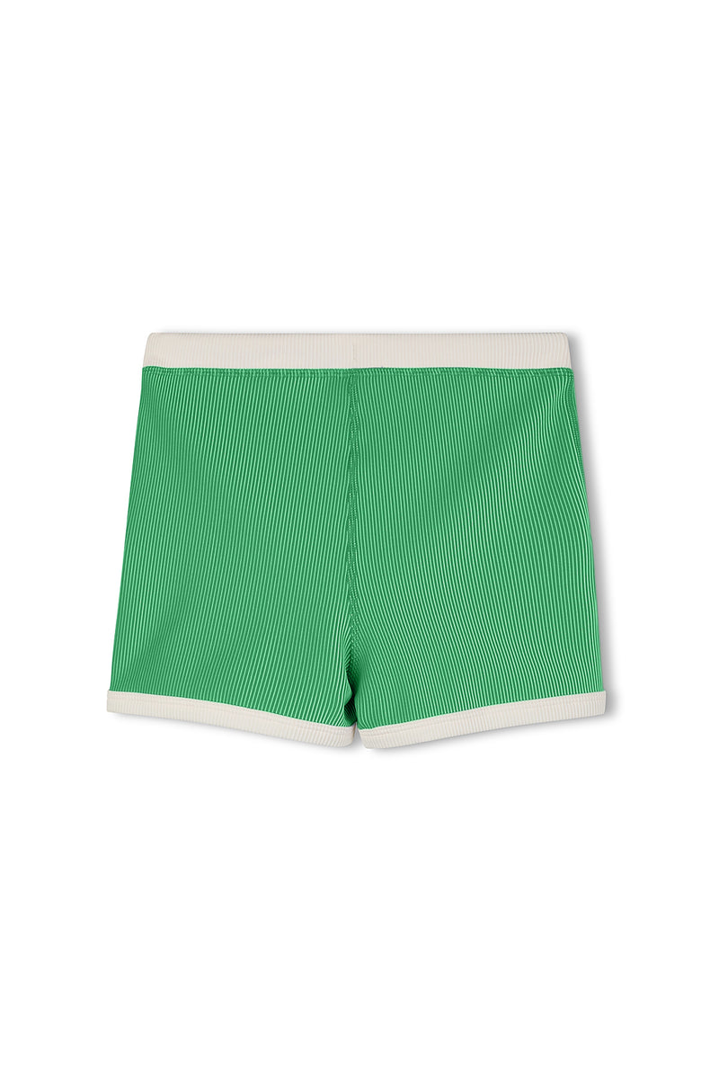 Mini Stripe Rib Surf Short - Parrot Green - Zulu and Zephyr – Chasing ...