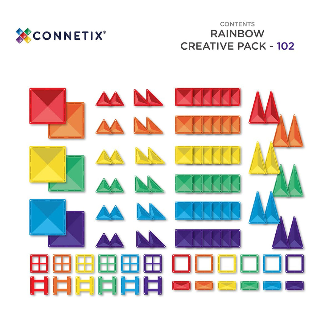 CONNETIX TILES クリアカラー 12ピース入り CONNETIX 12 Piece Clear Rectangle Pack - The Good Play Guide